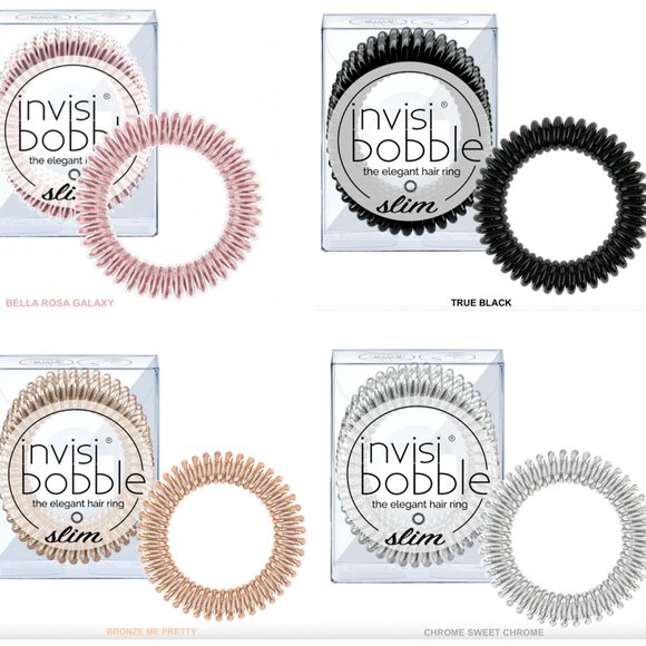 🆕 6-PACK InvisiBobble Slim ~ TRACELESS HAIR RINGS ~ CHOOSE COLOUR PACK - Picture 4 of 15